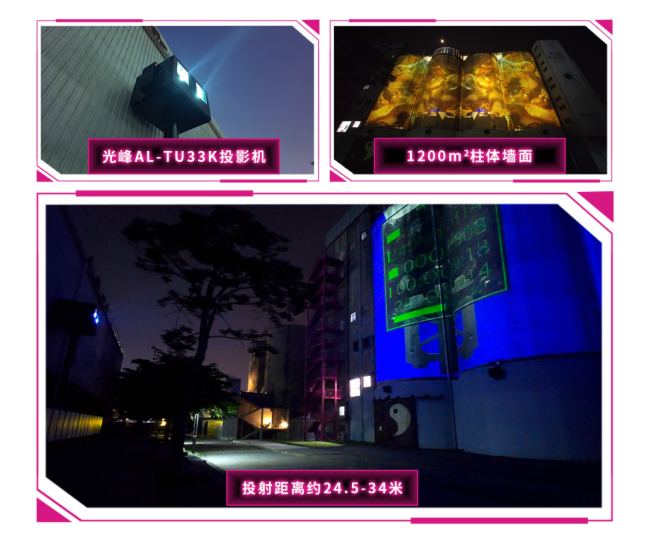 案例 | 大筒倉x光峰工程投影，從“工業遺址”到“城市藝術地標”
