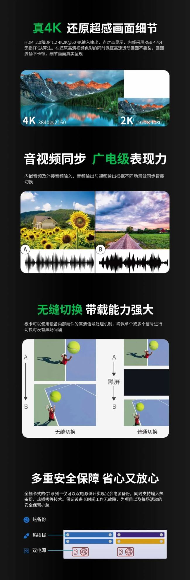 視誠科技Q2系列視頻拼接處理器 | 旗艦打造，性能升級
