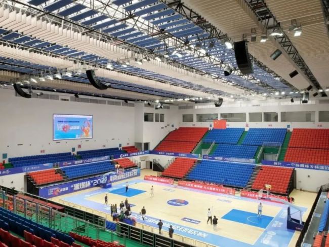 LAX圓滿完成懷化市體育中心籃球綜合館擴聲系統工程