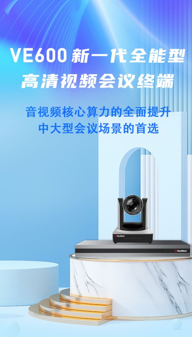2024重磅新品發布|中創視訊VE600 新一代全能型高清視頻會議終端