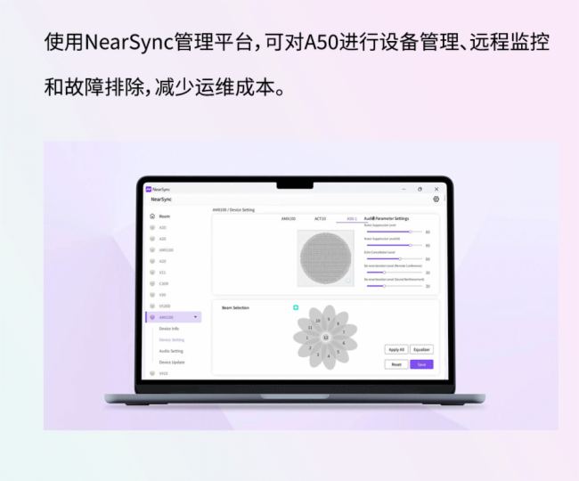 拾音天花板 | 耳目達(dá)A50吊頂陣列麥克風(fēng)
