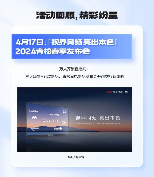 青松4月大事件回顧：新品重磅發布