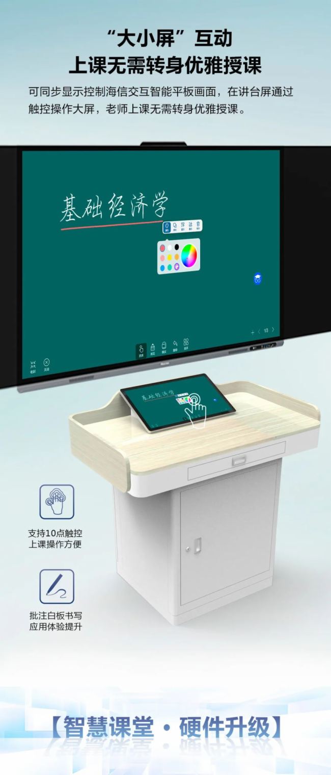 上新 | 海信商用顯示智慧講臺2024新品