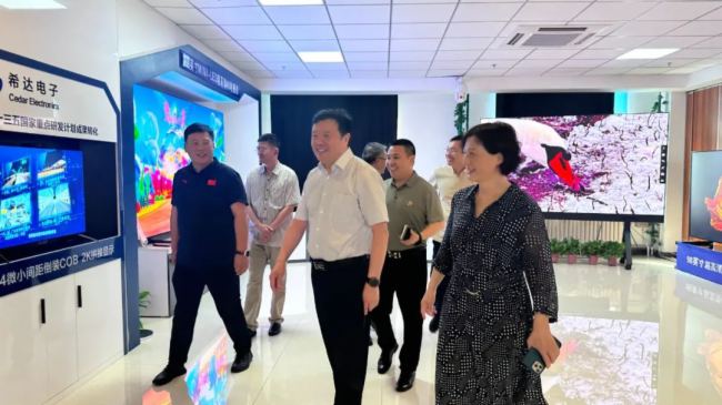 長春市科技協會黨組領導班子蒞臨希達參觀調研