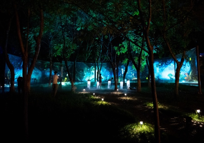 索尼助力京城夜游新名片，探訪“奇幻光影森林之山海幻境”