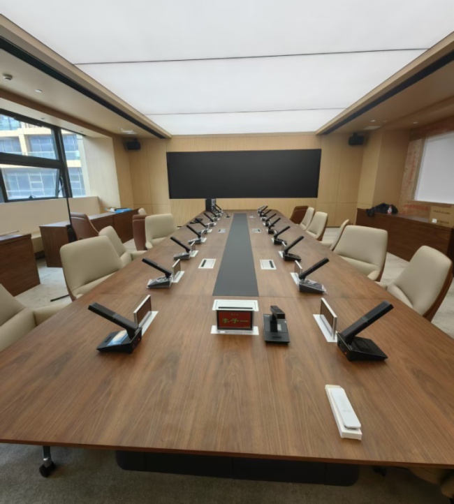 銳王LXAPA無線會議系統助力白云園建會議室煥新會議體驗