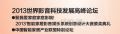 2013世界影音科技發展高峰論壇